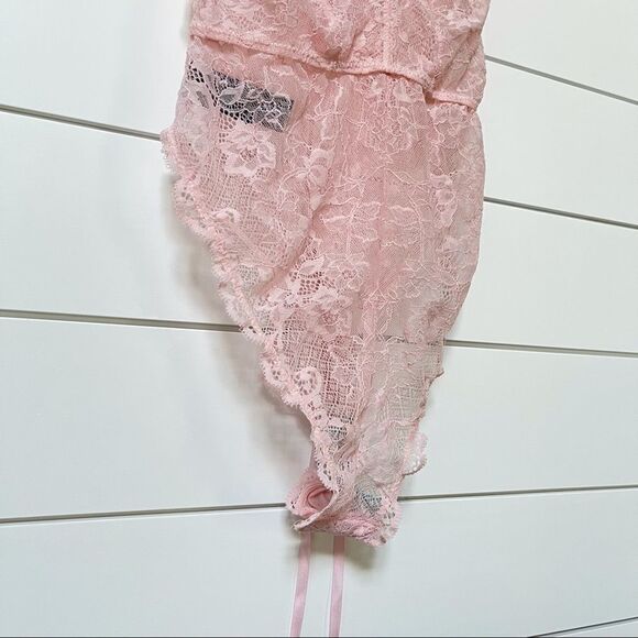 NWOT ASOS Lace bodysuit With Lace Up Back size 6 - Picture 10 of 11